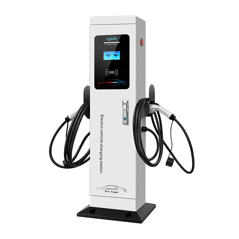 Çift Tabancalı Elektrikli Araç Şarj İstasyonu